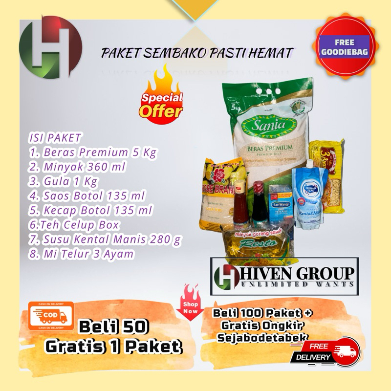 

PAKET SEMBAKO PASTI HEMAT