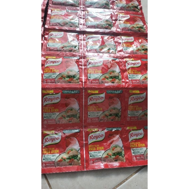 

ROYCO penyedap 9gr kaldu AYAM SAPI renceng isi 12