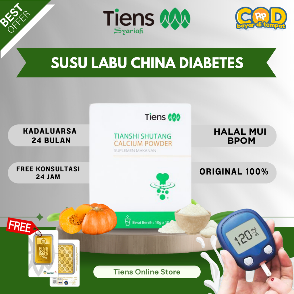 

OBAT CHINA DIABETES - Susu Labu Diabetes SHUTANG CALSIUM POWDER - Susu untuk Mengobati Diabetes