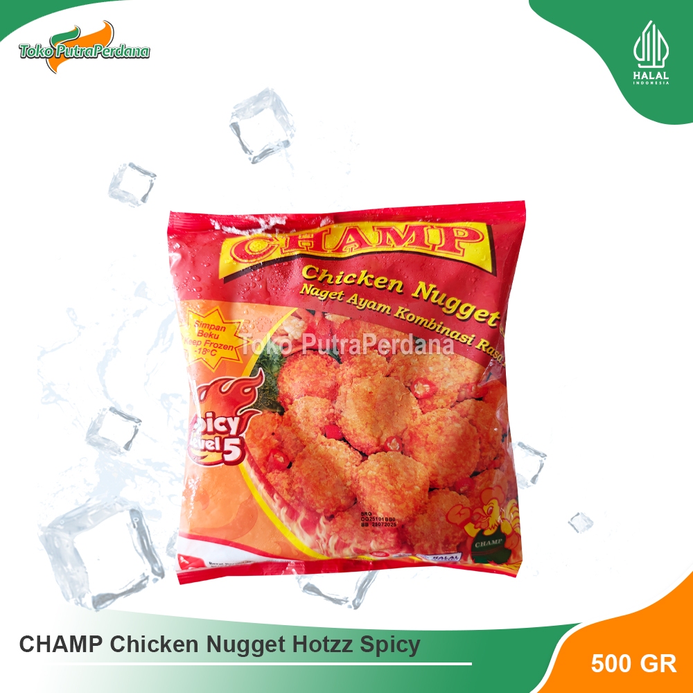 

CHAMP Chicken Nugget Hotzz Spicy 500gr