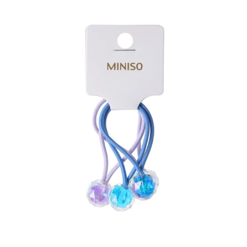 Miniso Hair Tie Kids Fashion Beads Hair Tie 4pcs / Miniso ikat rambut anak 4 buah