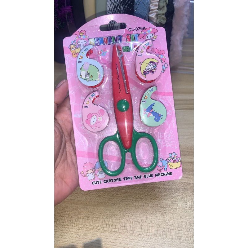 

gunting kertas zigzag lengkap 5in1 diy kreasi