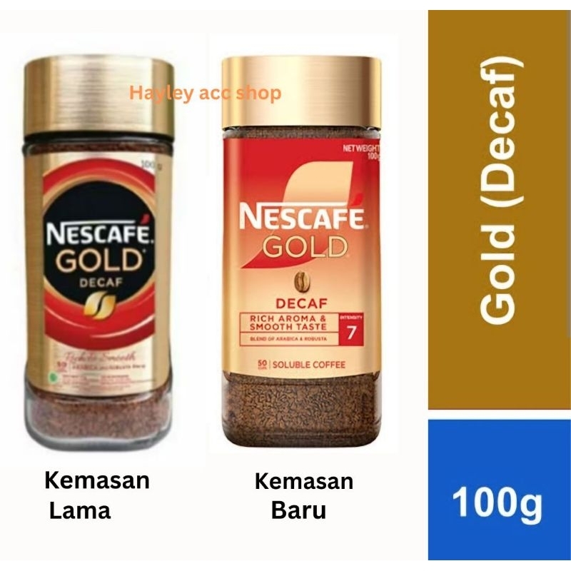 

NESCAFE GOLD DECAF 100g (KEMASAN BARU)