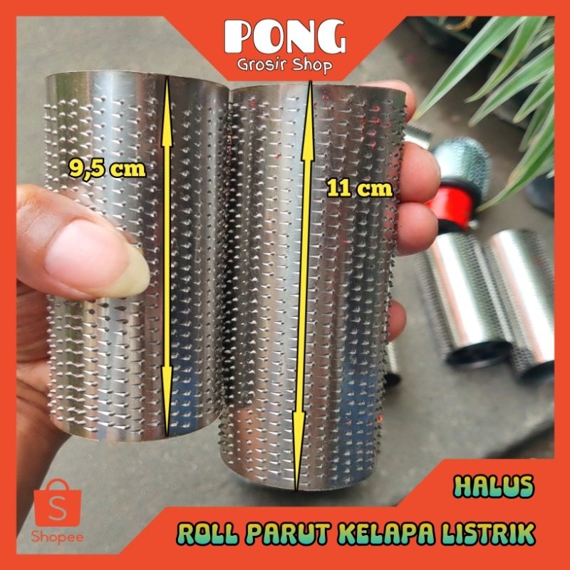 Roll Parut Kelapa Listrik Mata Pisau Mesin Parut Kelapa Listrik Ukuran 9,5cm dan 11cm HALUS