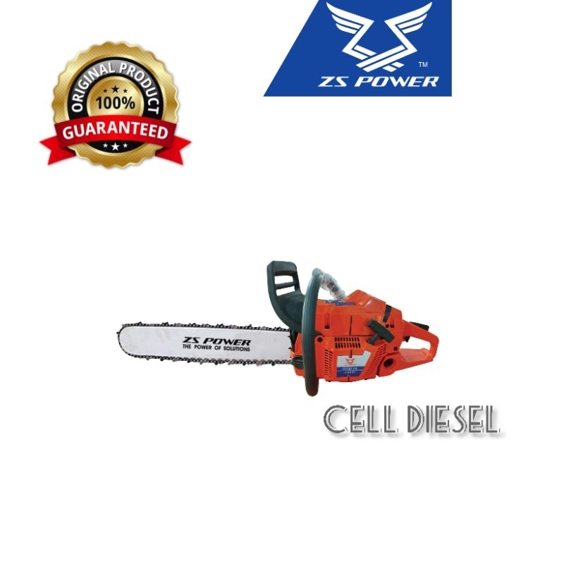 Mesin Chainsaw Gasoline ZS POWER ZS9000 24 Bar Berkualitas