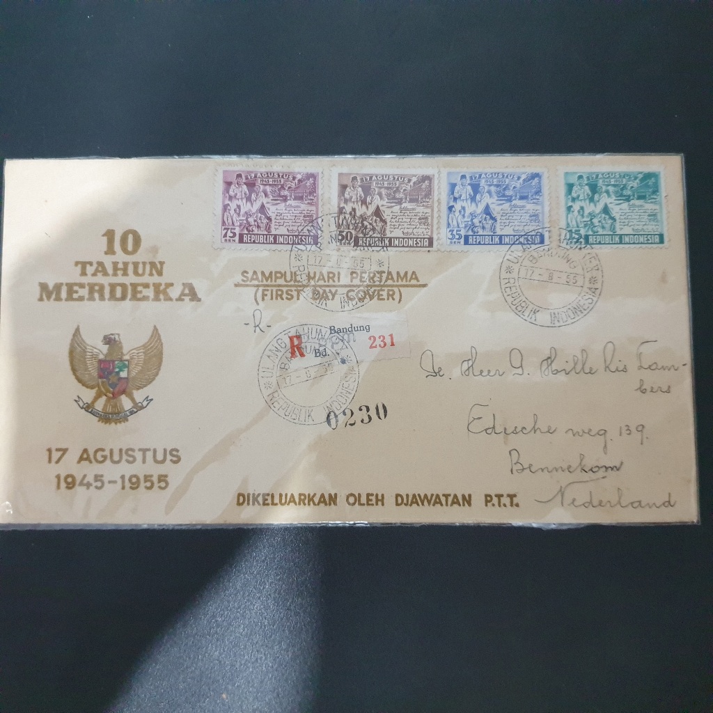 

Perangko SHP 10 Tahun Merdeka 1955