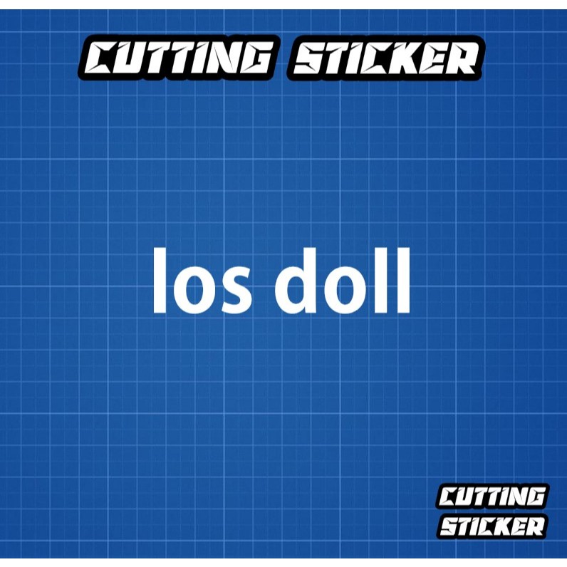 Sticker loss doll - stiker kata kata jawa terlaris