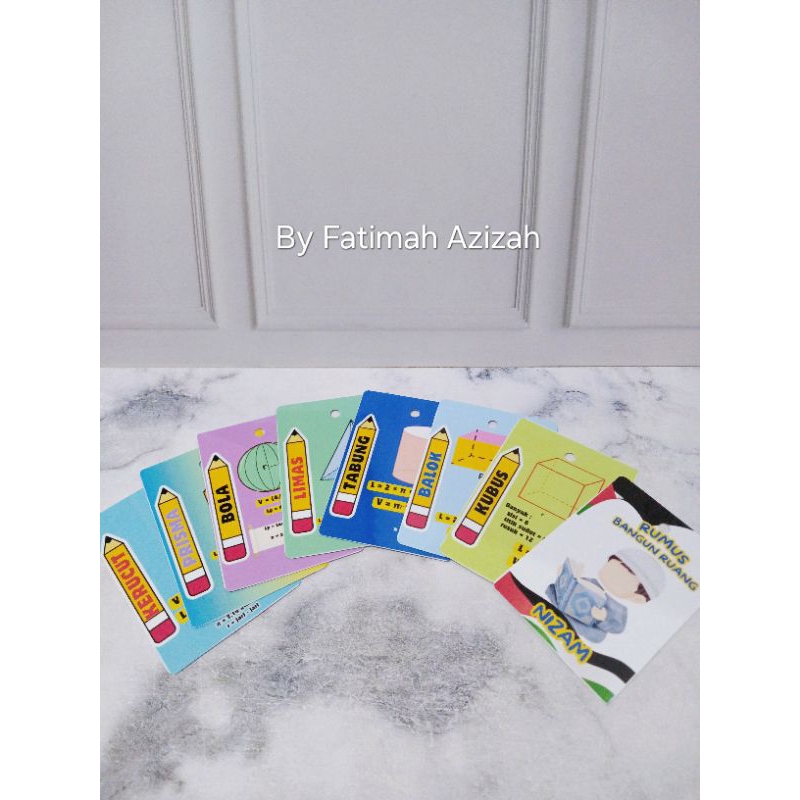 Flashcard Matematika Bangun Ruang