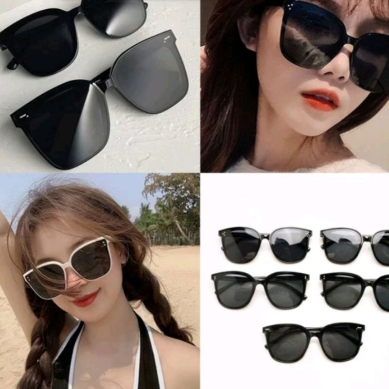Sunglasses Kacamata Hitam Kotak Pria Wanita Anti Uv Gaya Oversized | Kacamata Hitam | Kaca Mata