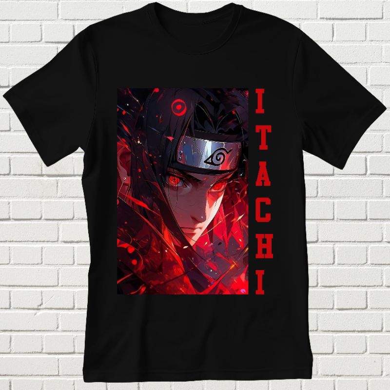 KAOS ITACHI - BAJU KAOS DEWASA - KAOS ANIME - KAOS FIGUR - KAOS DISTRO