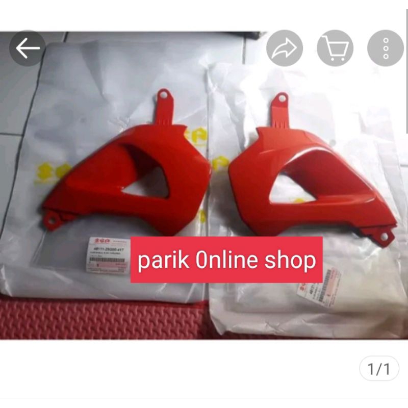 Legsield Cover Sayap Merah Suzuki Raider 150 Satria Fu CBU Thailand