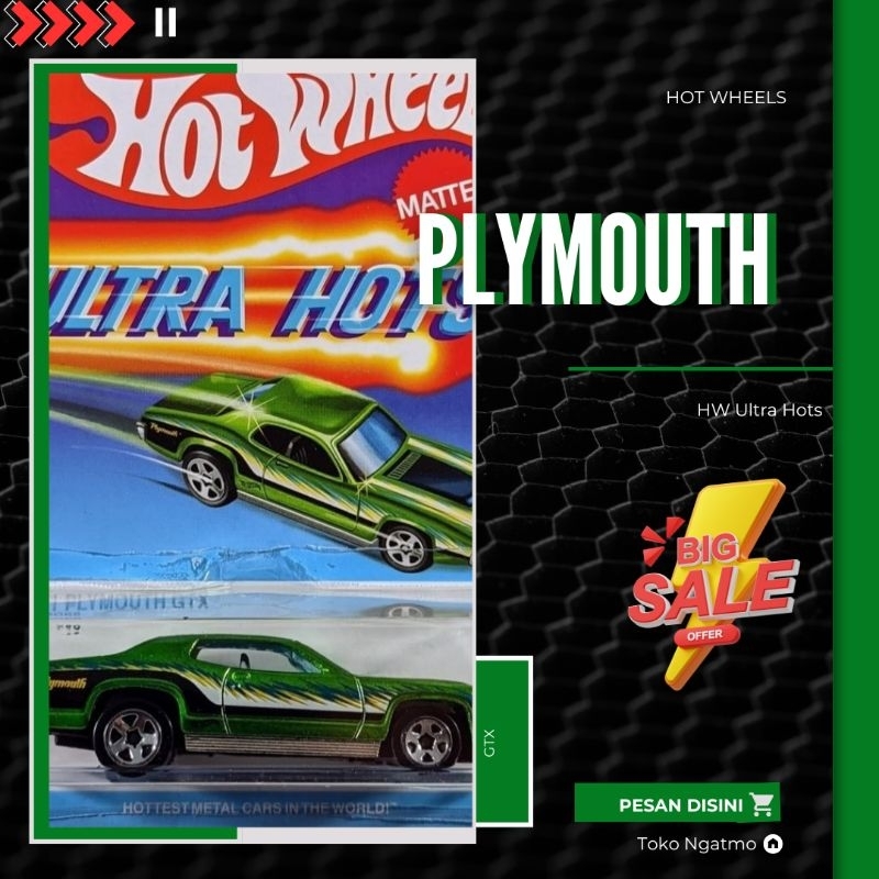 HOT WHEELS ULTRA HOTS " Plymouth GTX "