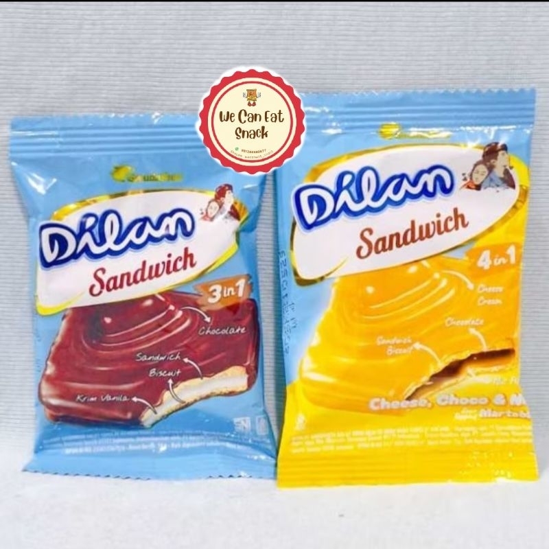 

Dilan Chocolate Sandwich/Biskuit All Varian isi 20 pcs