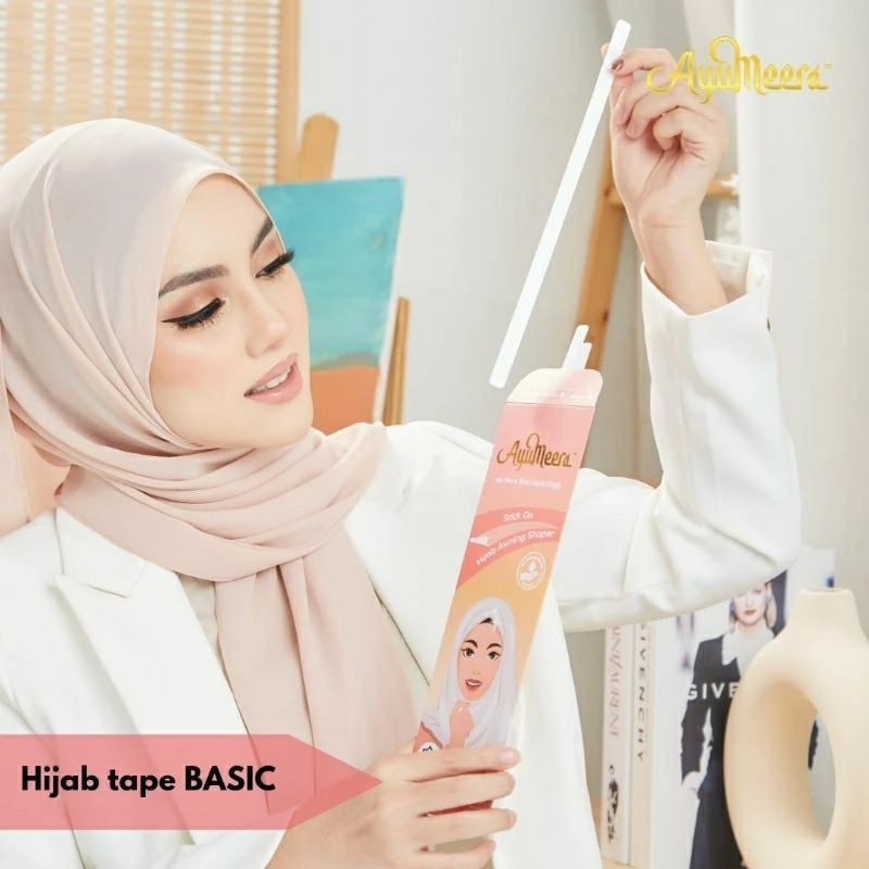 HIJPER TAPE | Hijab shaper tape anti letoy seharian melengkung lurus paripurna Membuat Hijab Anti Ml