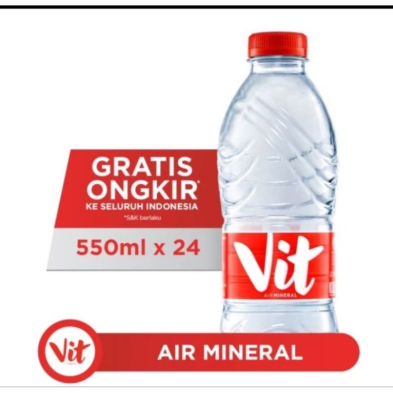 

VIT Air Mineral 550 ml isi 24 botol