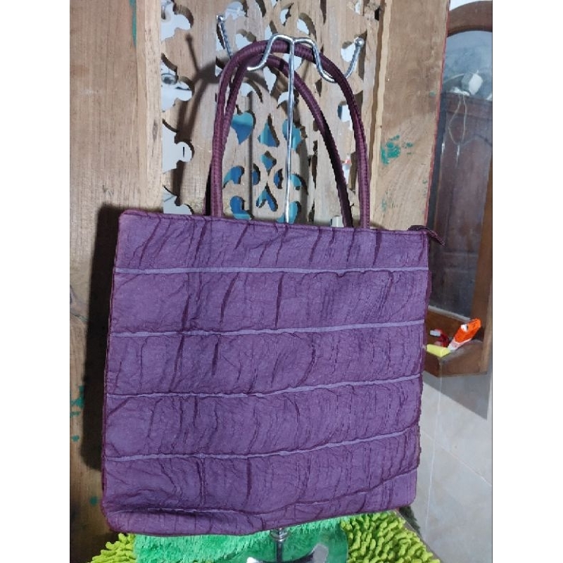 tote bag warna ungu (monza bag)