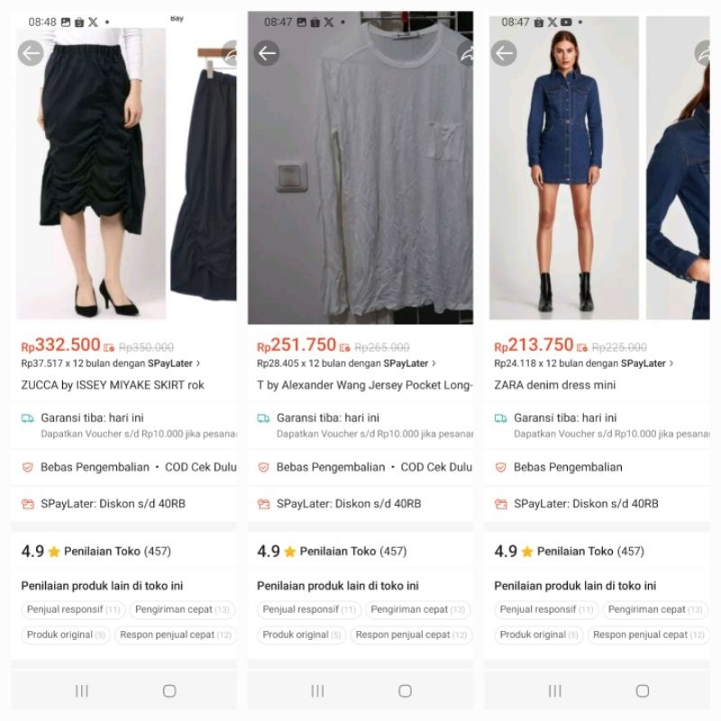 zucca, alexqnder wang & zara denim dress & etro shirt kemeja