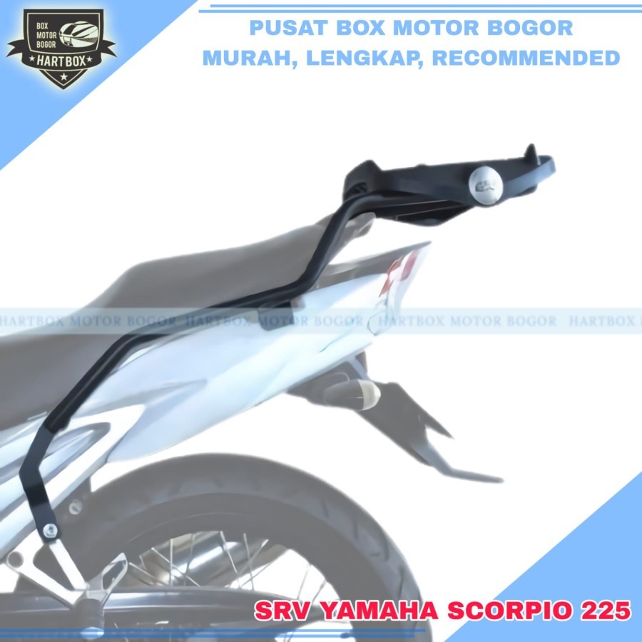 Bracket Box Motor SRV Givi Scorpio Breket Motor Givi Include Baseplate Tatakan Box