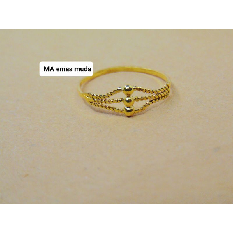 Cincin Emas Muda/ Cincin Wanita Emas Muda
