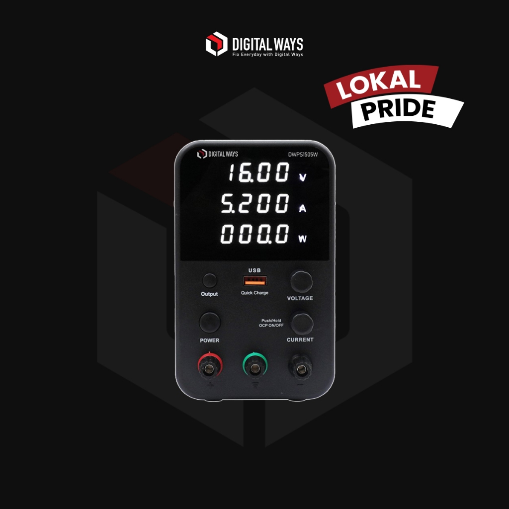 Digital Ways Power Supply DWPS1505W DC 15V 5A