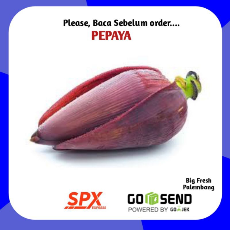 

Jantung Pisang Segar Satuan - Toko Sayur Pasar Palembang