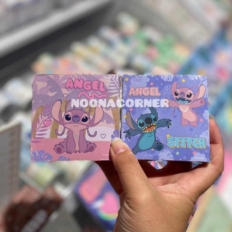 

Ohsome x Disney ‼️ Memo Pad Stitch & Angel isi 250 sheets Disney Series