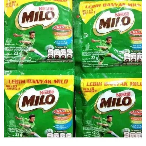 

MILO ACTIVE-GO RENCENG RENTENG 10x22gr SUSU BUBUK MILO