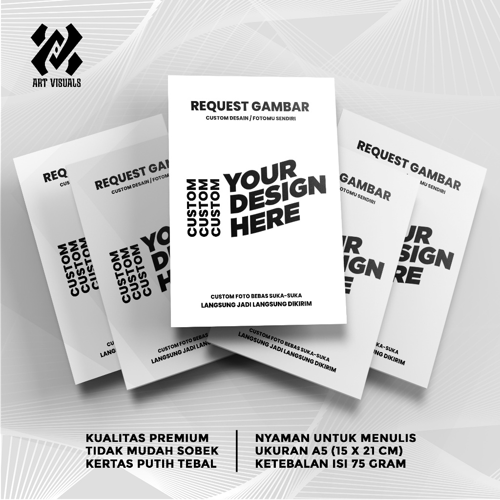 

Buku Tulis Custom Gambar / Foto Sendiri / Free Design / Termurah / Buku Tulis Sekolah / Buku Catatan