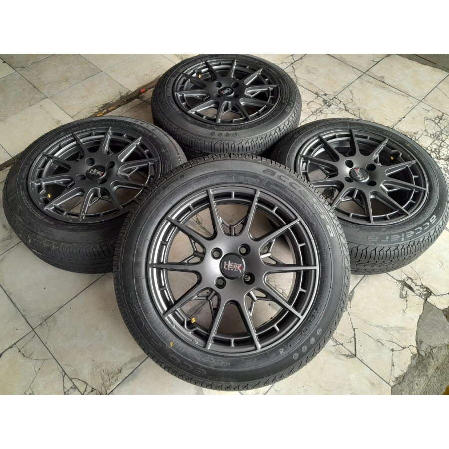 Pelek Velg Mobil Bekas March Sirion Vios Yaris Swift Etios CK05 HSR R15