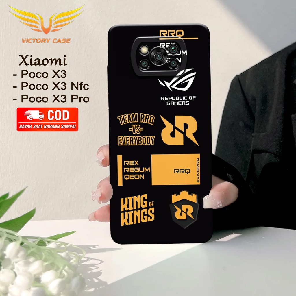 New Gaming Case - Softcase Xiaomi Poco X3 / X3 Nfc / X3 Pro - Terbaru - Case Hp Poco X3 / X3 Nfc / X