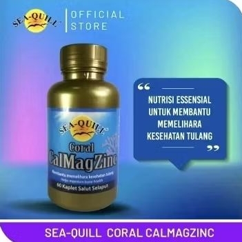 Sea- Quill CORAL CALMAGZINC With Vitamin D 60 Kapsul