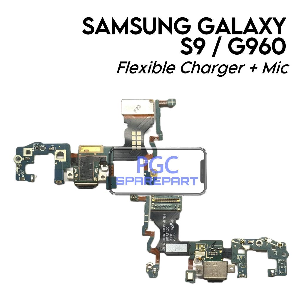 Papan Konektor PCB Charger + Mic Samsung Galaxy S9 / S960 / SM-G960F / SM-G960 / SM-G960F / SM-G960U