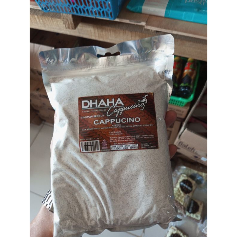 

Bubukminuman Rasa cappuccino merek Dhaha/500grm