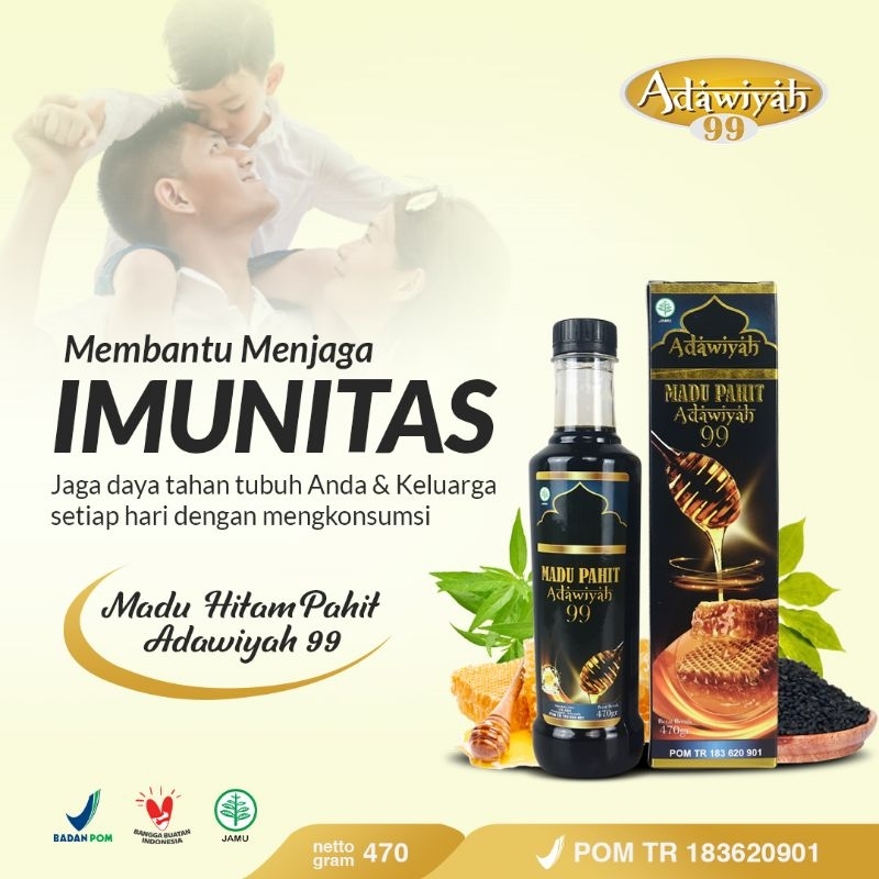 

Madu Hitam | Madu Pahit Adawiyah 99 Membantu Menjaga Gula Darah | Asam Urat | Kolesterol | dan Imunitas Tubuh