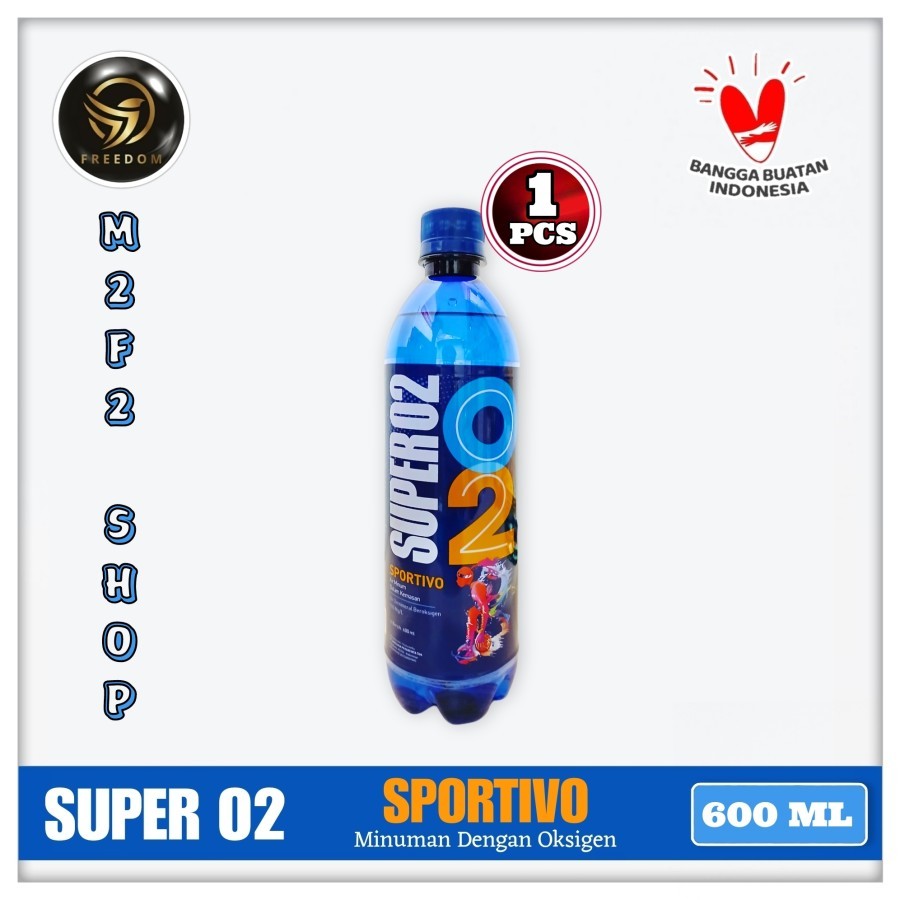 

Air De Mineral Oksigen Super O2 Sportivo Botol Pet - 600 ml (Kemasan Satuan)