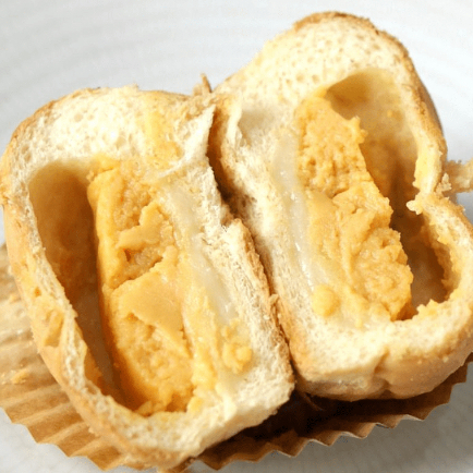 

Salted Egg Lava Mochi Bun - Gram and Dough