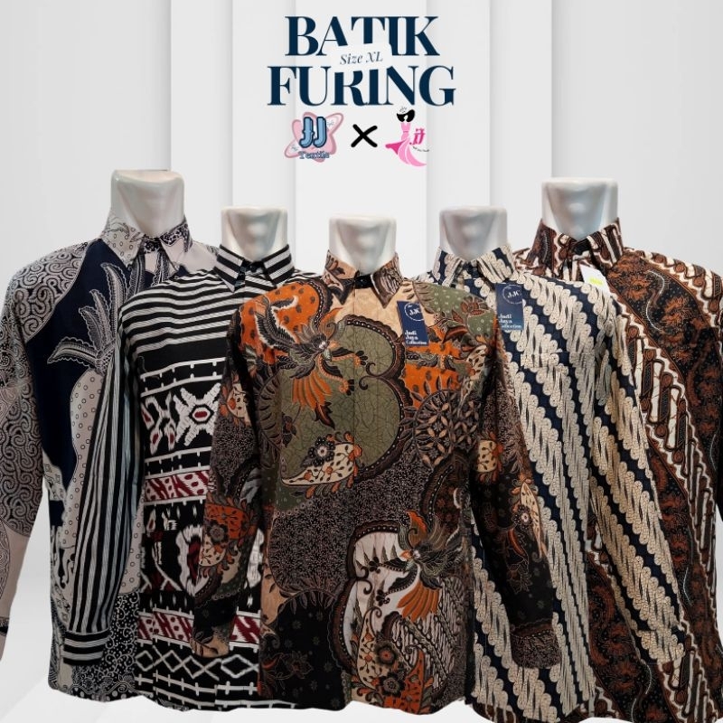 kemeja batik lengan panjang / batik lengan panjang / kemeja batik pria / kemeja batik furing / kemej