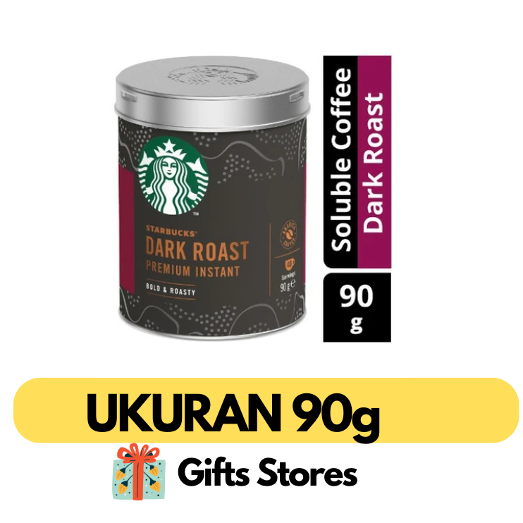 

Starbucks Premium Instant Coffee Dark Roast Kopi Starbucks Kalengan