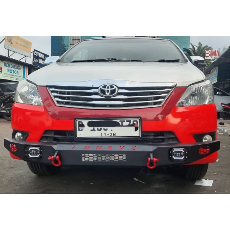 Tanduk Depan Innova Lama 2005 2006 2007 2008 2009 2010 2011 2012 2013 2014 205 Model Custom Bumper D