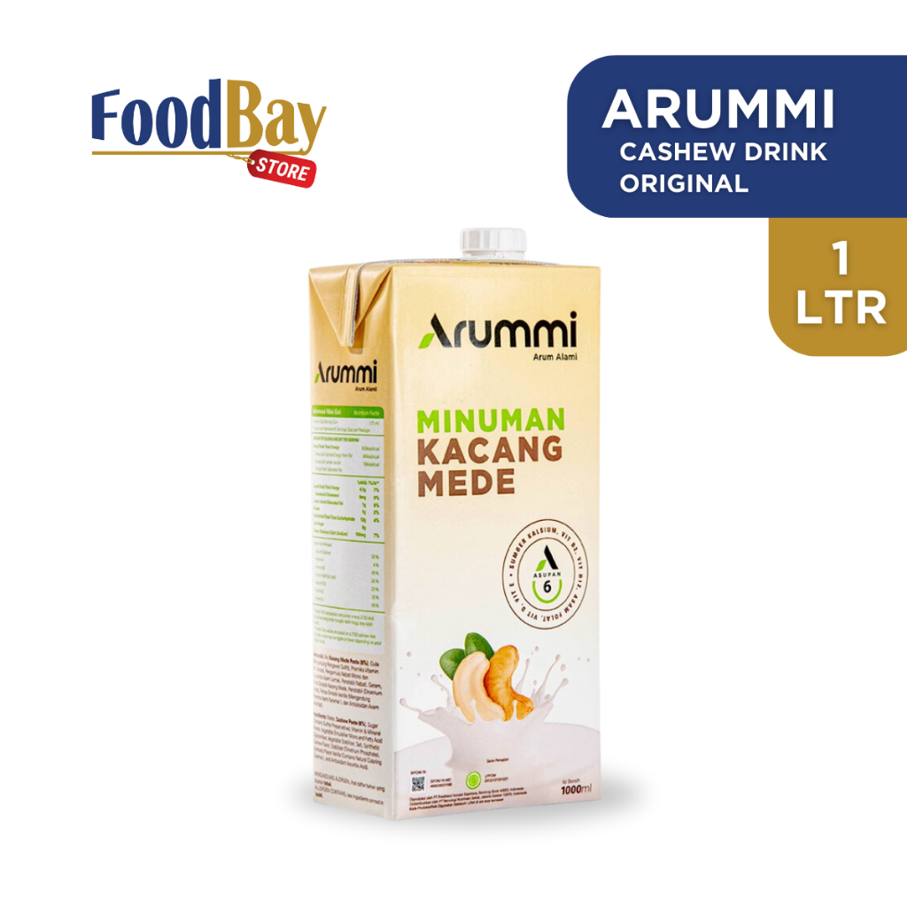 

ARUMMI Cashew Drink Original Susu Kacang Mede 1 Ltr