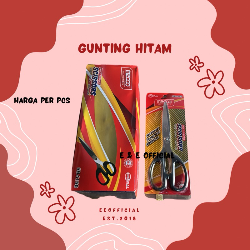 

GUNTING BESAR HITAM SM A180 M2000 / GUNTING PRAKARYA / GUNTING SERBAGUNA / SCISSORS STATIONERY