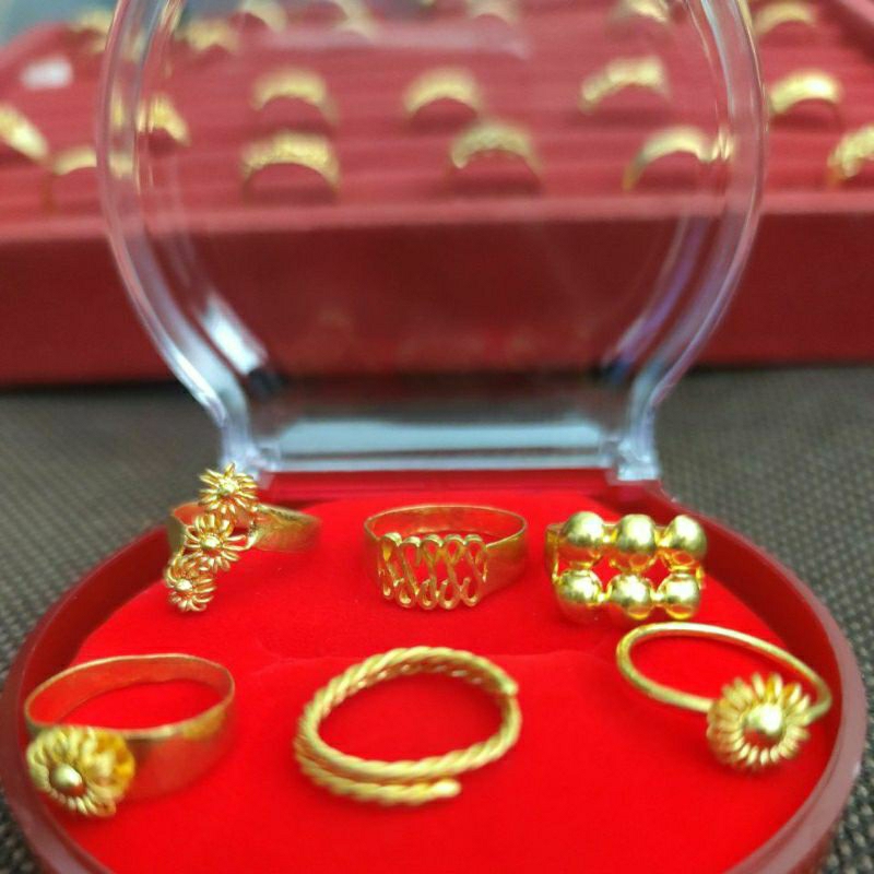 Perhiasan Emas Cincin 24Karat 3gr