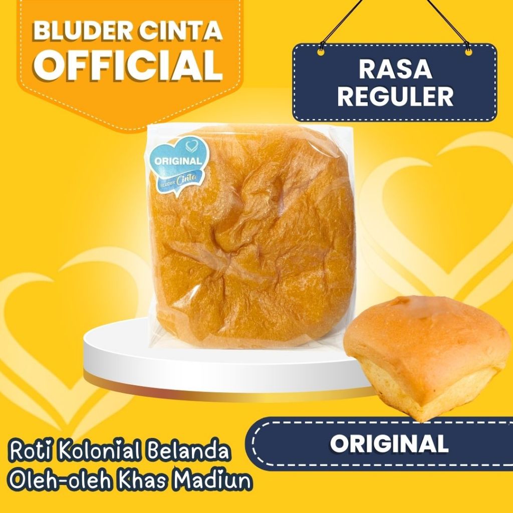 

Roti Bluder Cinta ORIGINAL Khas Madiun - Oleh oleh Halal Bakery