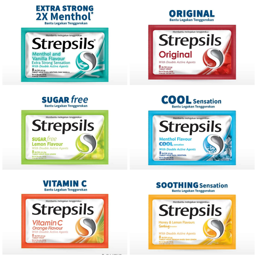 

Strepsils Permen Hisap Varian Rasa