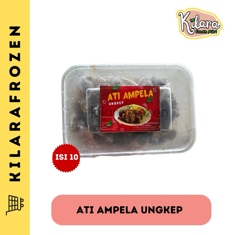 

ATI AMPELA AYAM UNGKEP SIAP GORENG ISI 5 ATI DAN 5 AMPELA - KILARA FROZEN MART