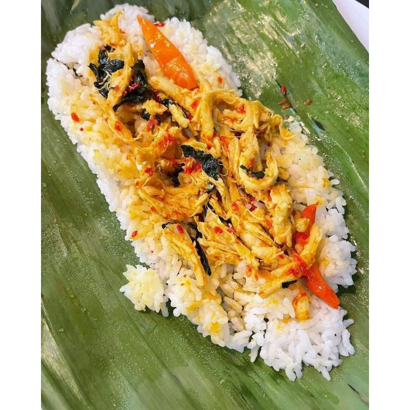 

Nasi Bakar Ayam&ikan 1pcs /Rp.12.000