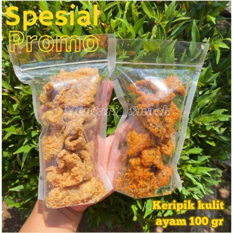 

Keripik Kulit Ayam Pedas Daun Jeruk 100 Gram