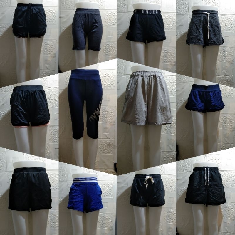 Short pants pl celana pendek santai/Olahraga