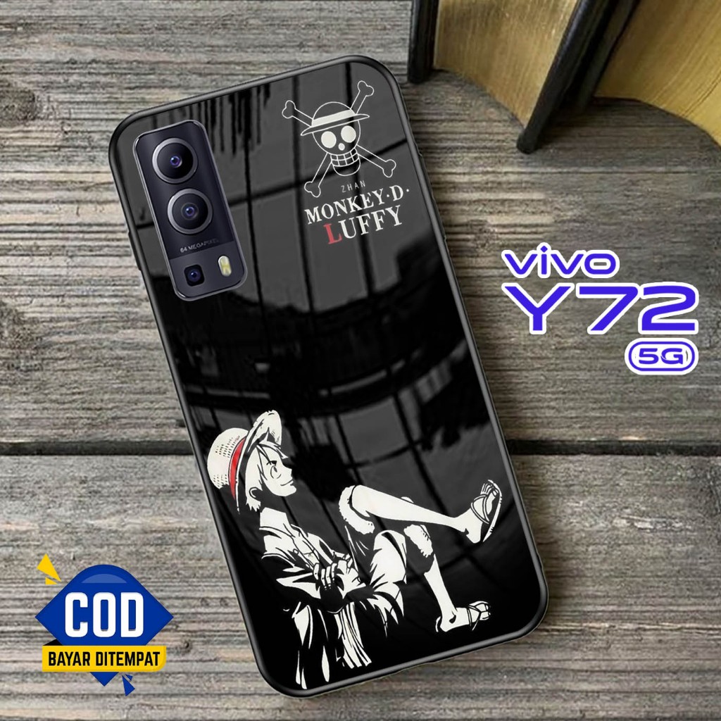 Softcase Kaca VIVO Y72 (5G) - Case Handphone VIVO Y72 (5G) [T53].