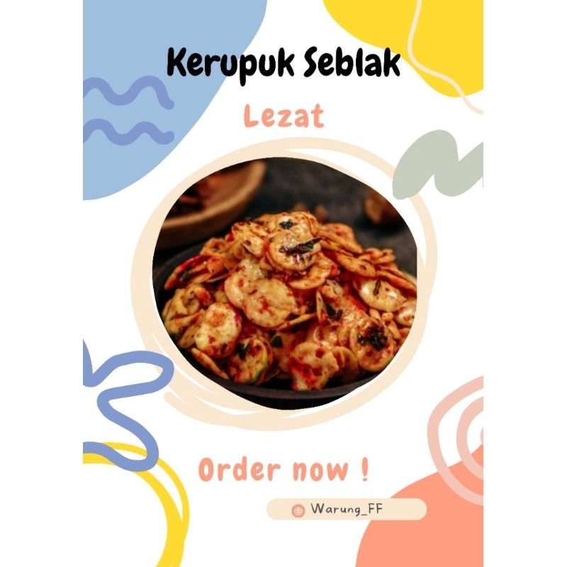 

Kerupuk Seblak Kering/Seblak kriuk/Seblak sehah/Warung_FF